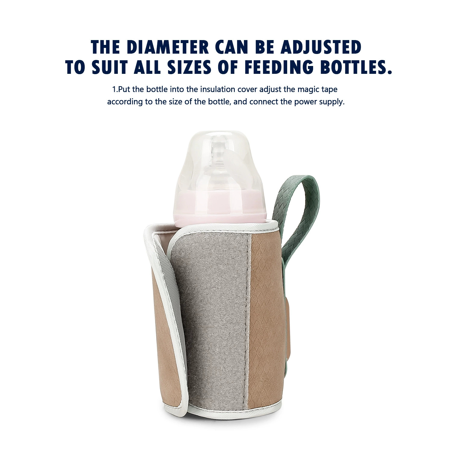 Baby Food Warmer Portable - Baby Bottle Warmer Bag USB Powered