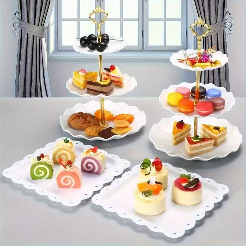Baby Food Kit - 1/3/4/5PCS Decorative Food Trays Set -