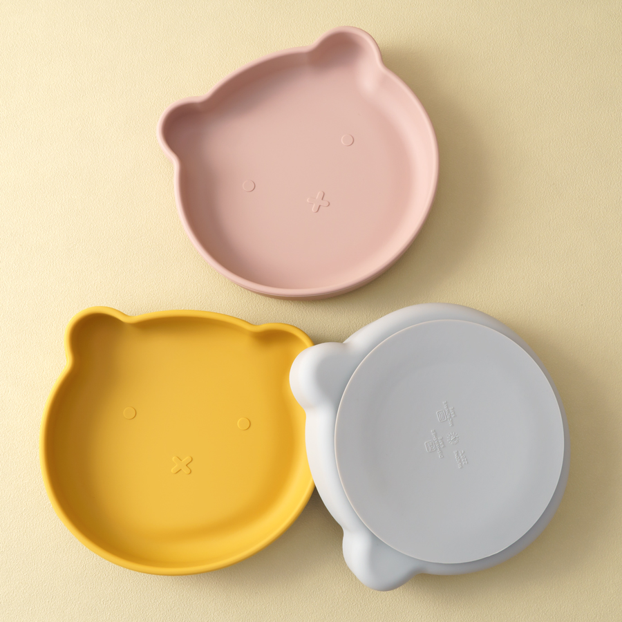 Baby Food Kit - 1PC Silicone Baby Dishes Suction Dining
