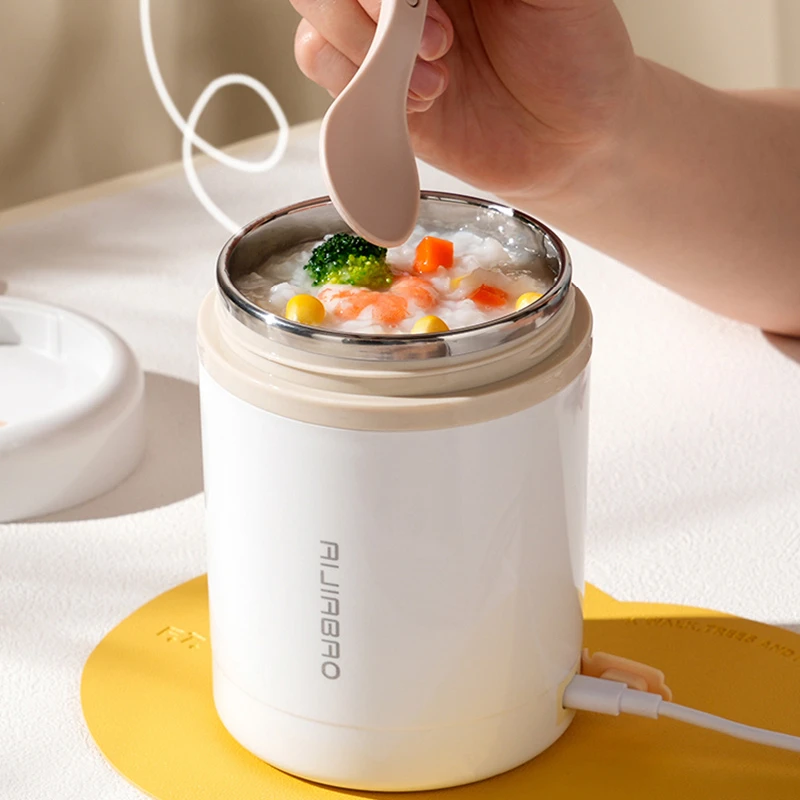 Baby Food Warmer Portable - 600ML USB Electric Heating Lunch Box