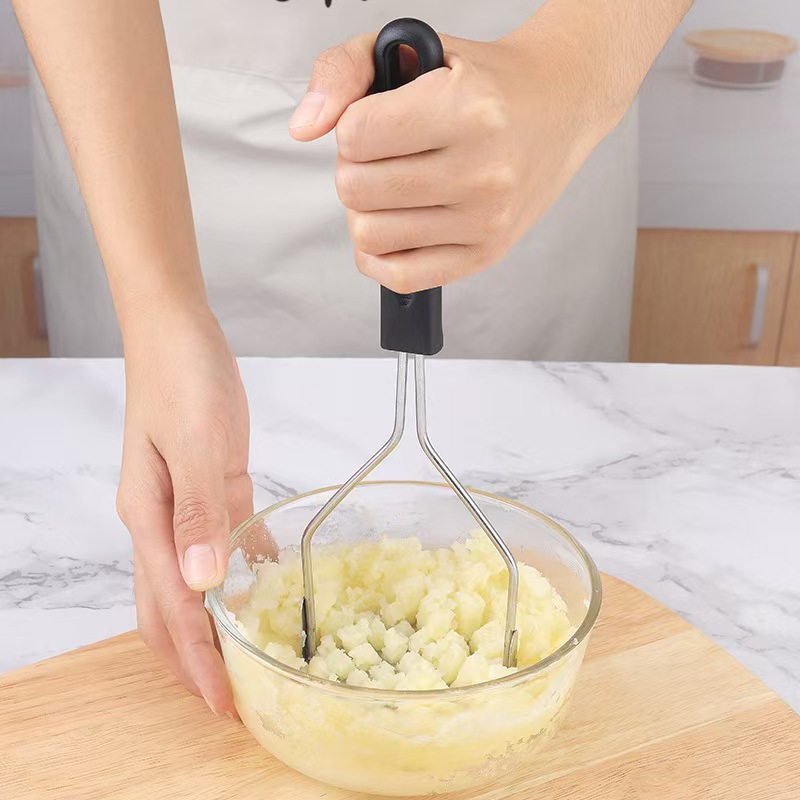 Baby Food Masher - Stainless Steel Potato Pusher Pressed Household