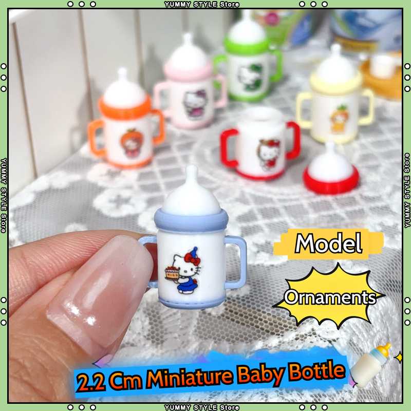 Baby Food Kids - 2.2cm Miniature Simulation Miniature Baby Bottle