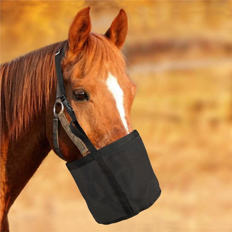 HOTB72A 2 Pcs Horse Feed Bag H - Mesh Feeder Bag review and price