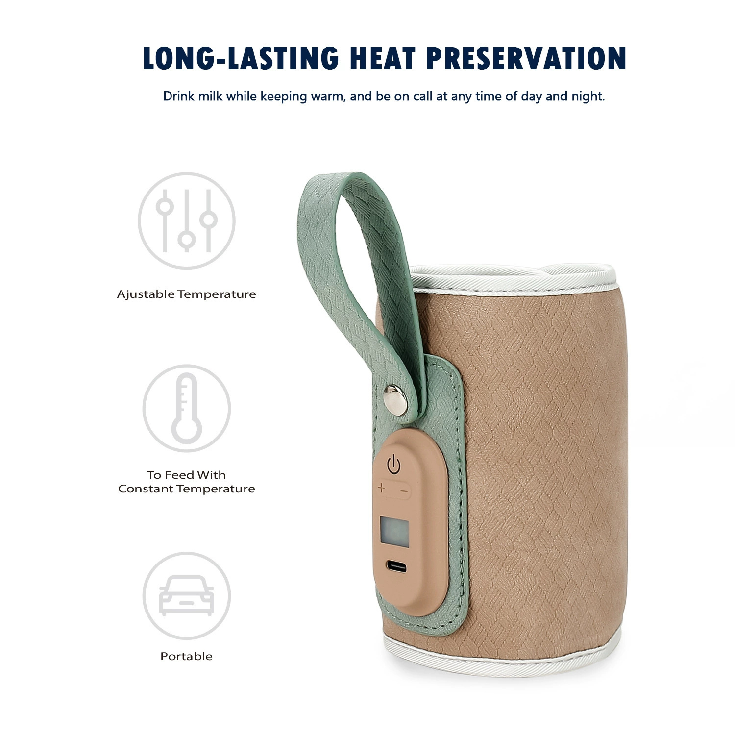 Baby Bottle Warmer Bag USB Pow - Baby Food Warmer Portable review and price
