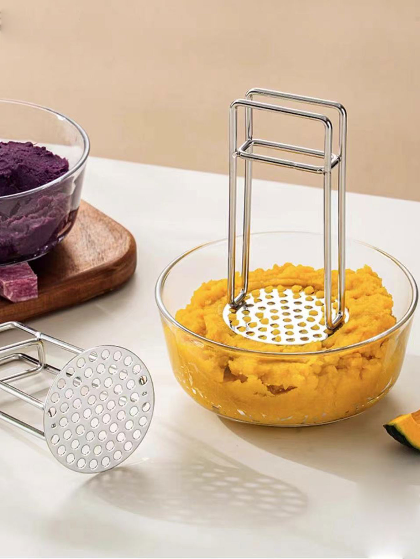 304 Stainless Steel Potato Mas - Baby Food Masher review and price