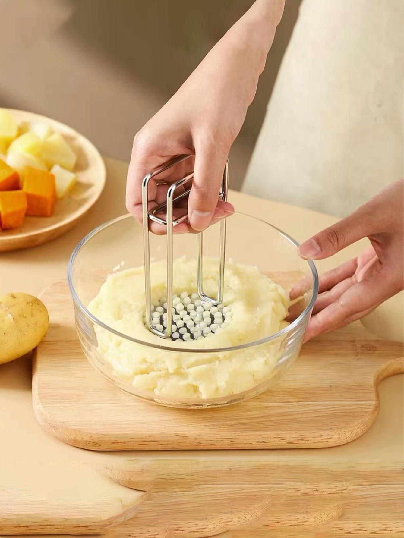 304 Stainless Steel Potato Mas - Baby Food Masher review and price