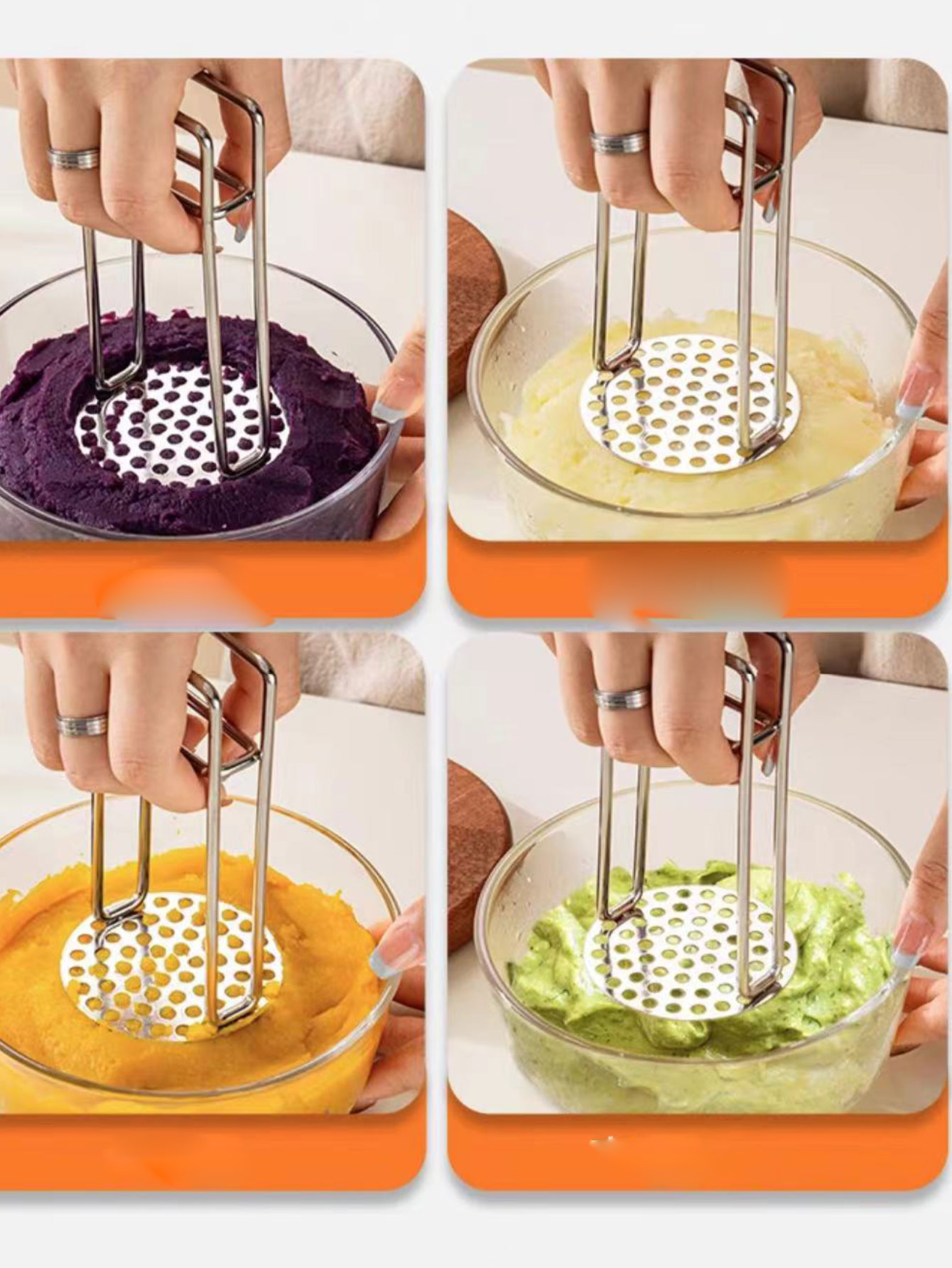 304 Stainless Steel Potato Mas - Baby Food Masher review and price