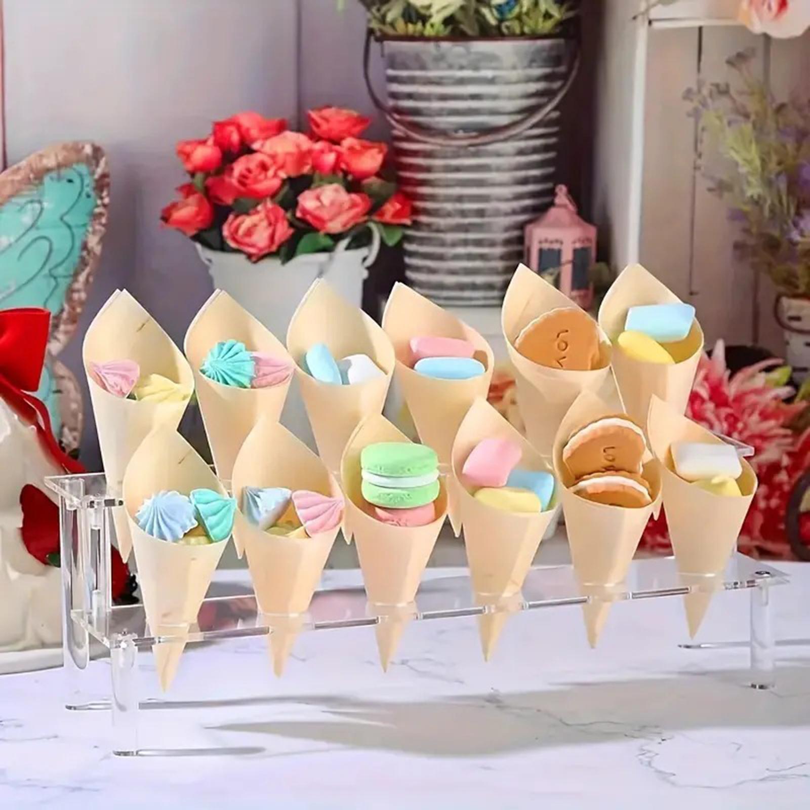 Ice Cream Cone Holder Snack Tr - Baby Food Catering review and price