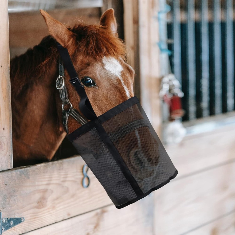 Multi-color Leak-Proof Horse F - Mesh Feeder Bag review and price