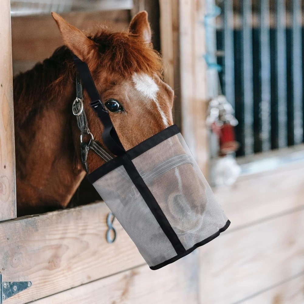 Multi-color Leak-Proof Horse F - Mesh Feeder Bag review and price