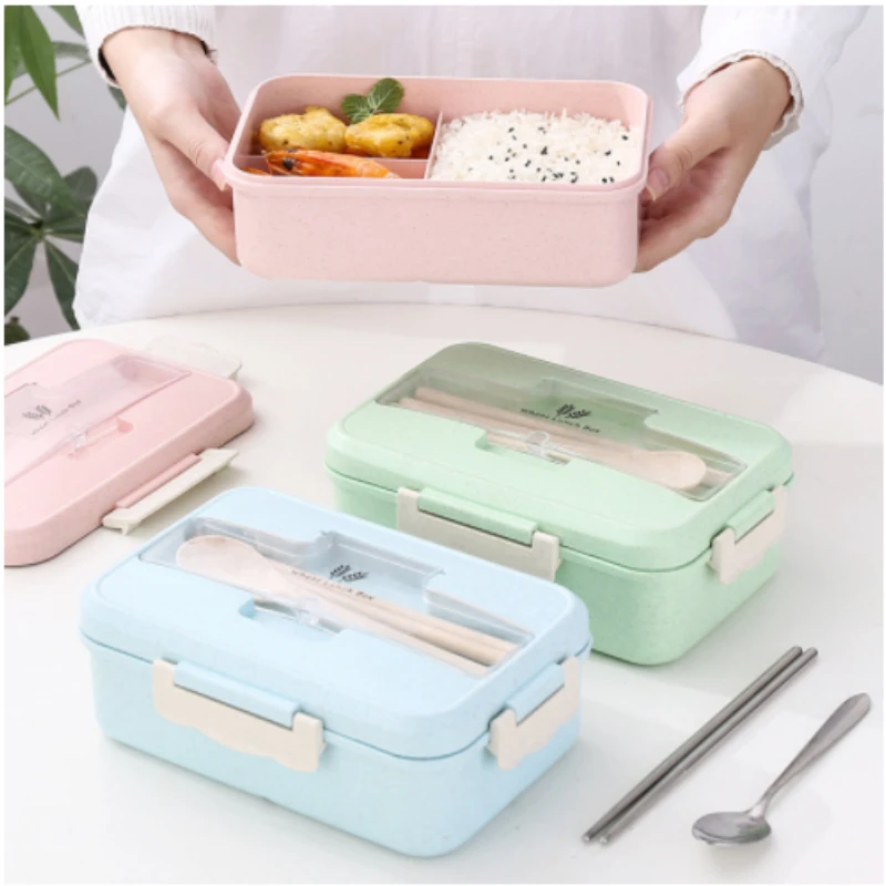 Microwave Lunch Box Wheat Stra - Baby Food Bag review and price