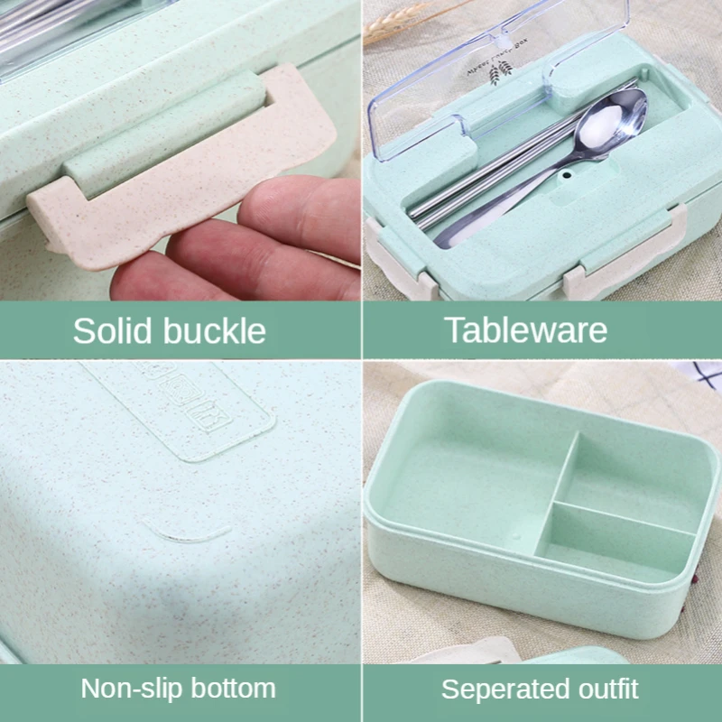 Microwave Lunch Box Wheat Stra - Baby Food Bag review and price