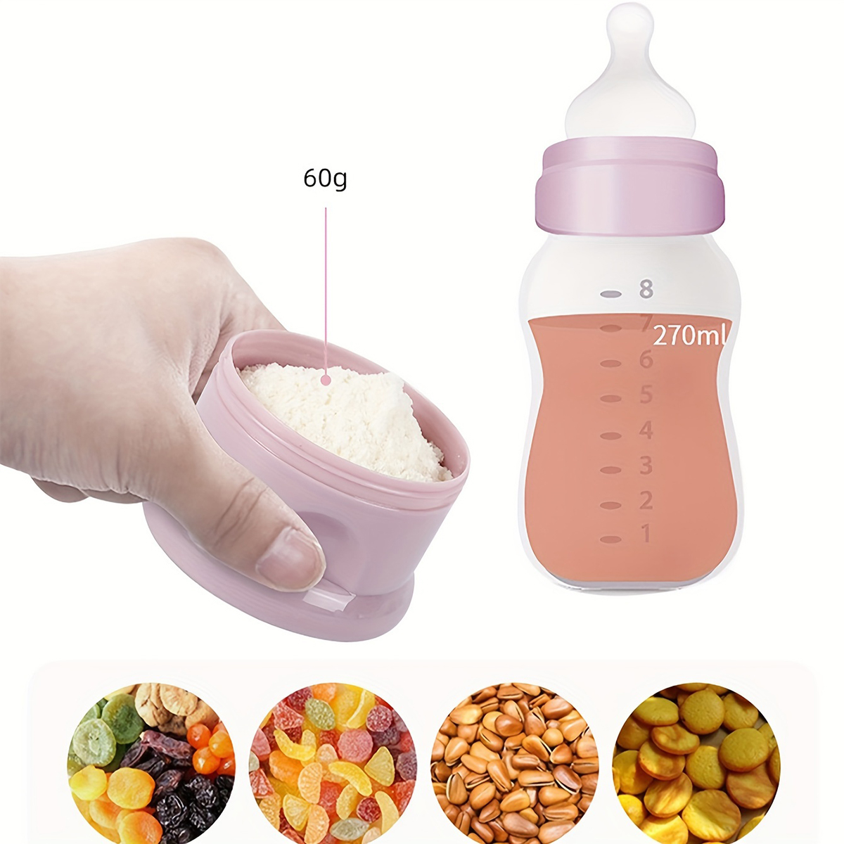 Large Capacity Baby Milk Powde - Baby Food Dispenser review and price