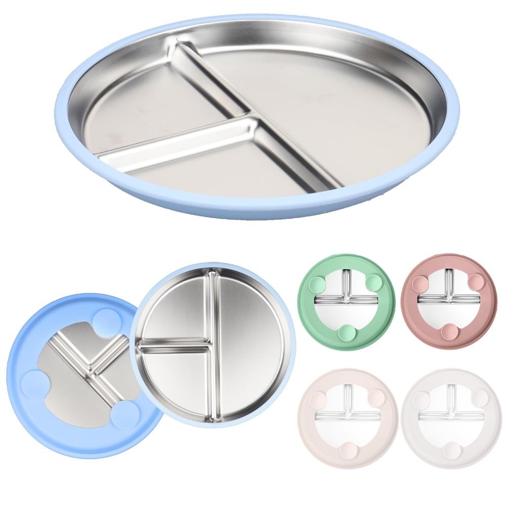 New Stainless Steel Plate with - Plate Suction Toddler review and price