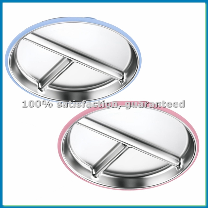 2PCS Stainless Steel Kids Plat - Plate Suction Toddler review and price