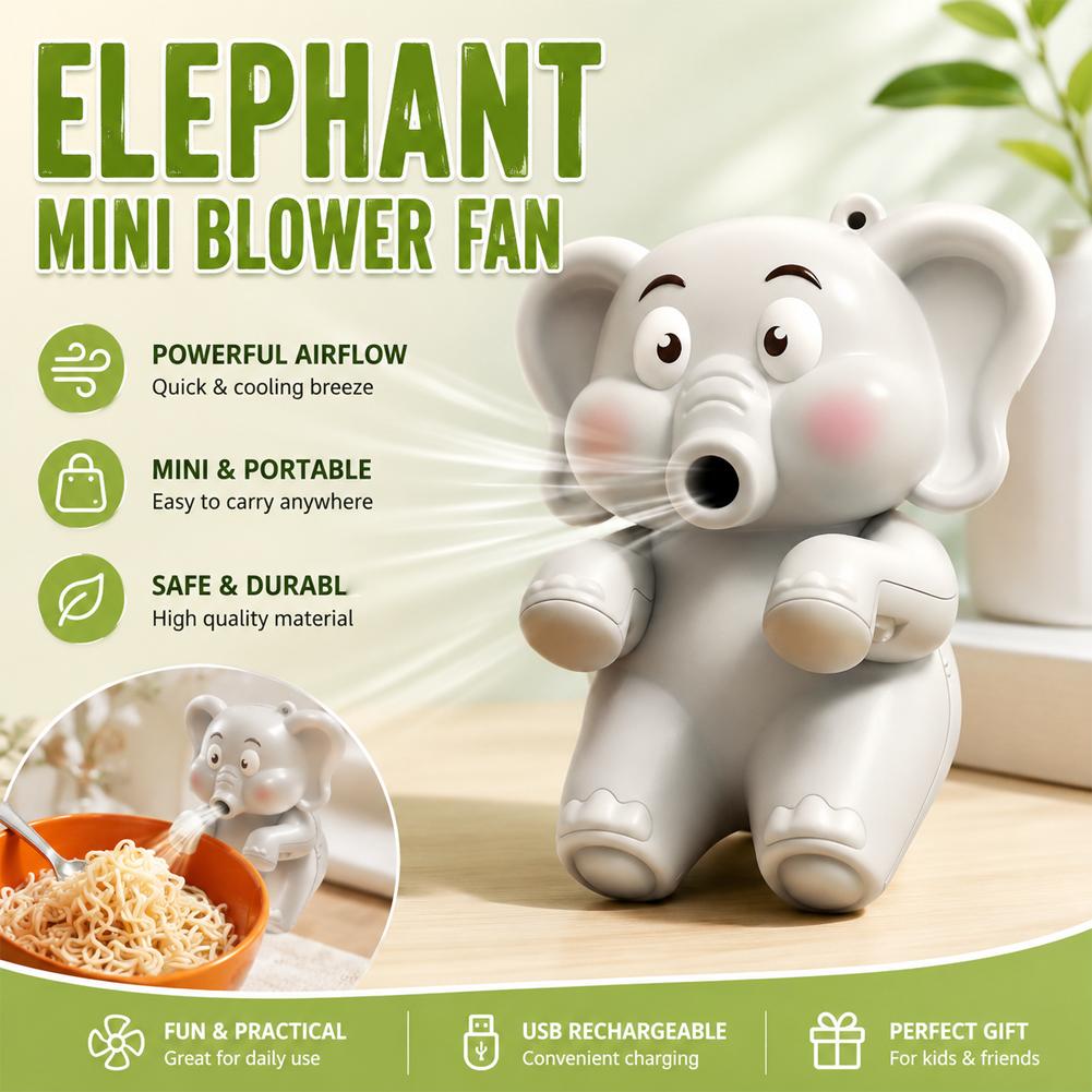 Mini Elephant Food Cooler Fan, - Baby Food Kids review and price