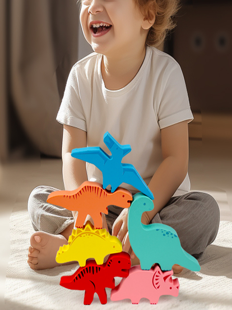 Wooden Balance Blocks Toys For - Baby Food Eat review and price
