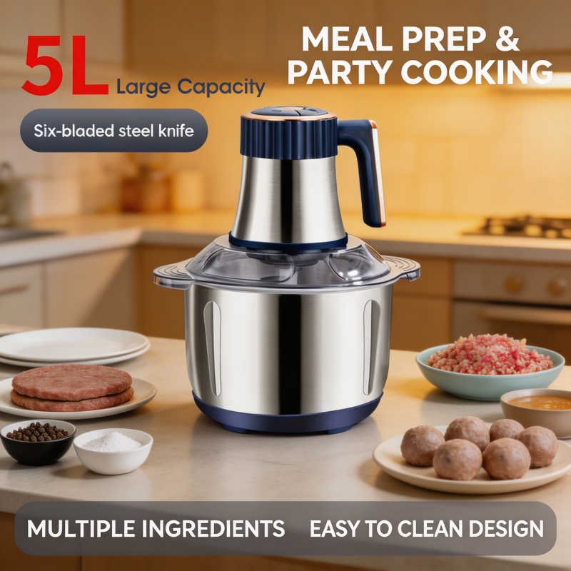 5L Electric Meat Grinders 304  - Baby Food Masher review and price