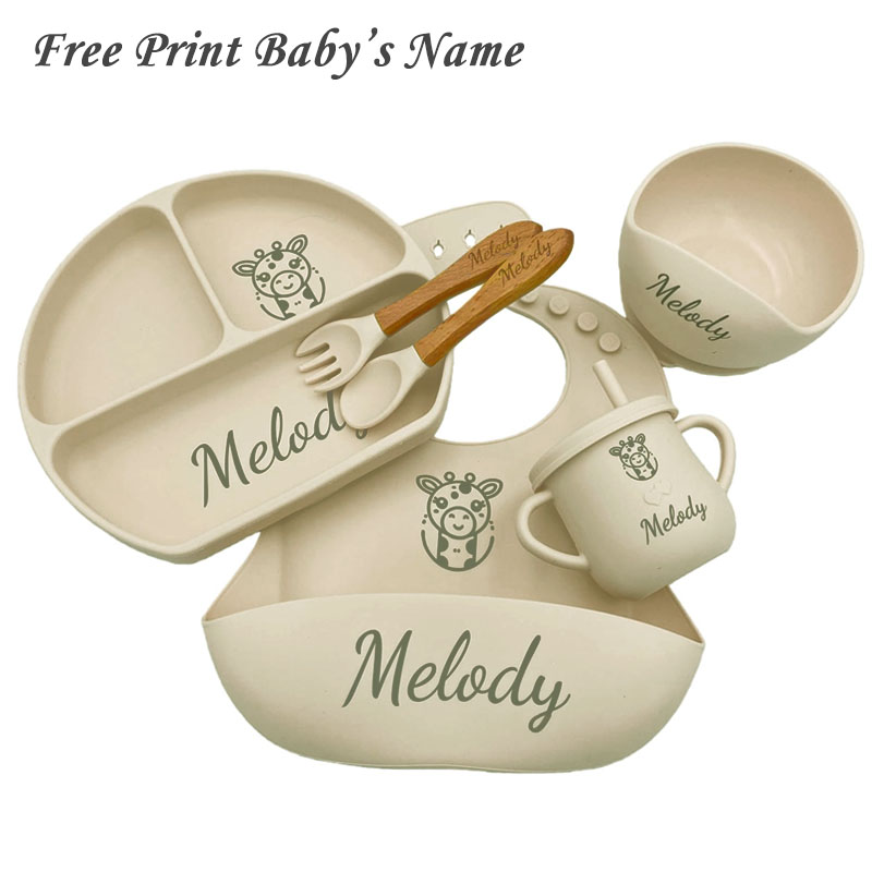 Silicone Feeding Set Customize - Plate Suction Toddler review and price