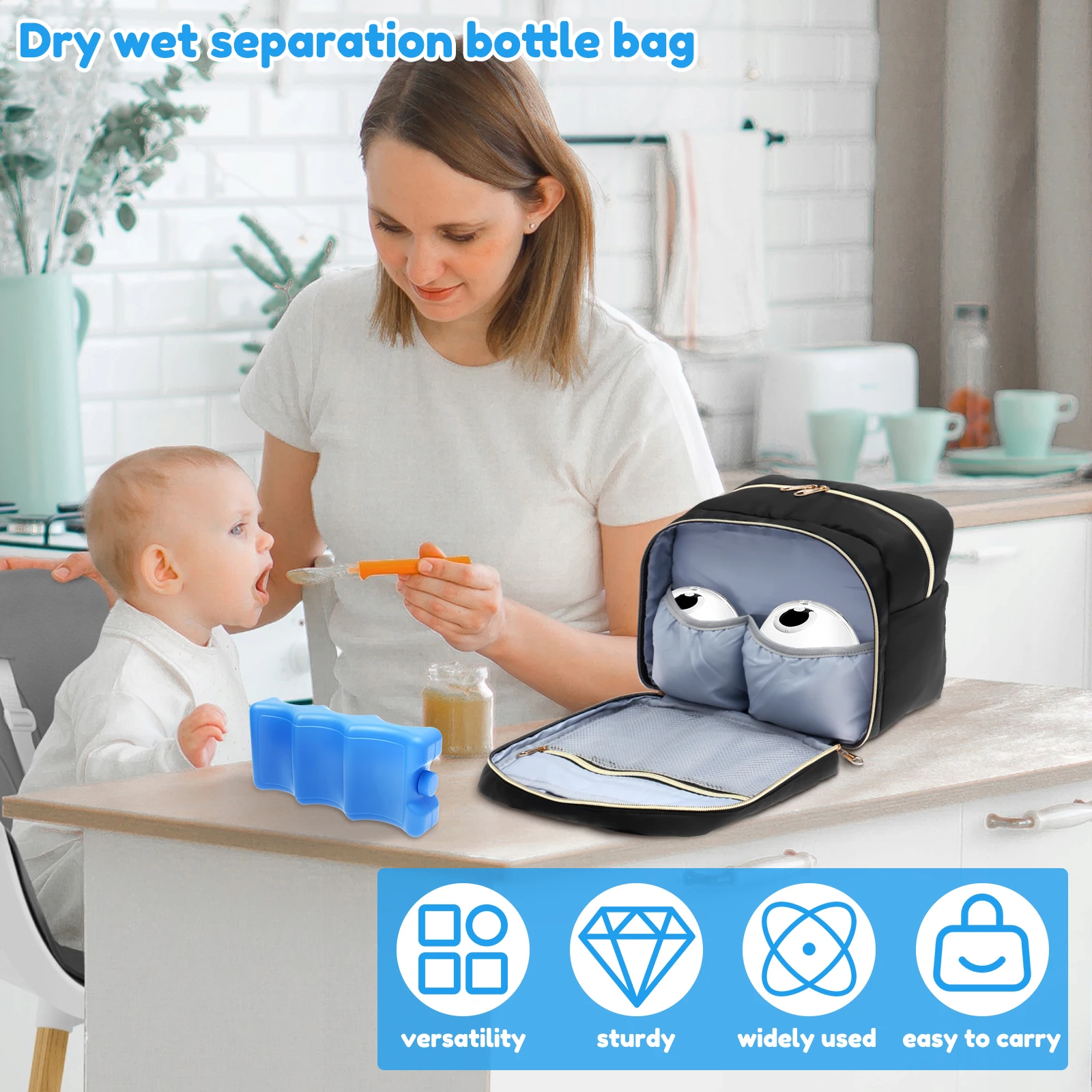 Breast Pump Storage Bag with I - Baby Food Warmer Portable review and price