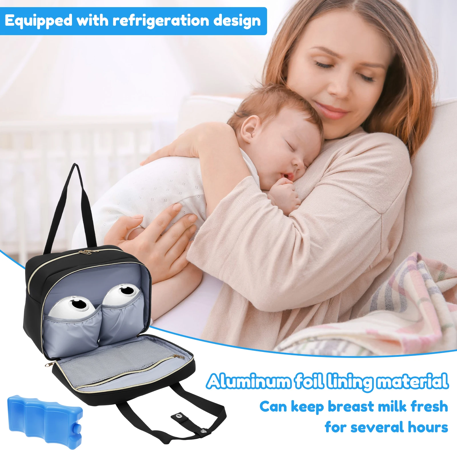 Breast Pump Storage Bag with I - Baby Food Warmer Portable review and price