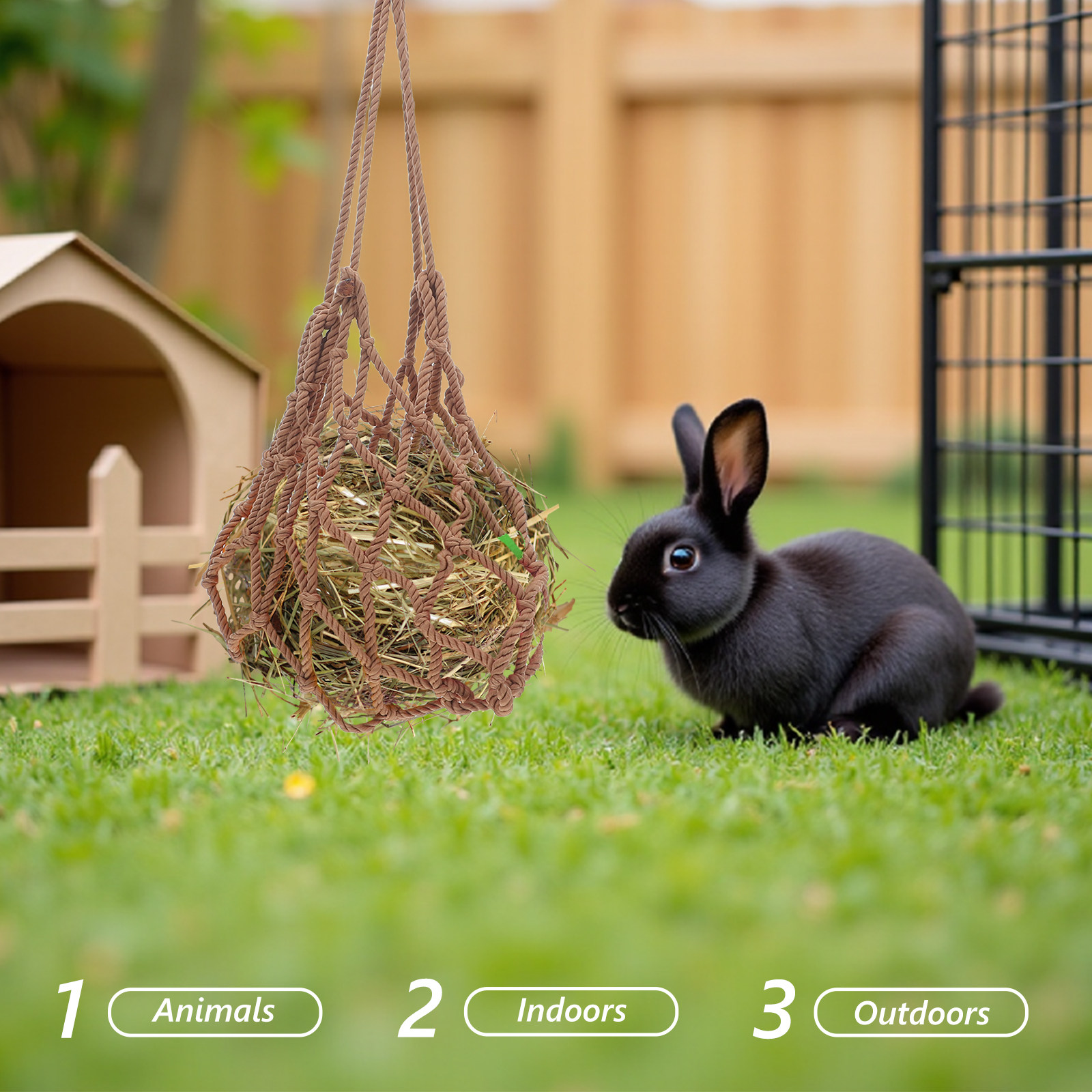 Bunny Hay Feeder Hanging Bag C - Mesh Feeder Bag review and price