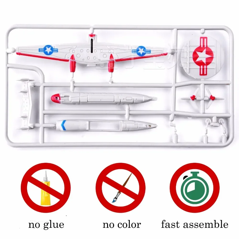 1PCS 4D Plastic Assembled Airp - Baby Food Eat review and price