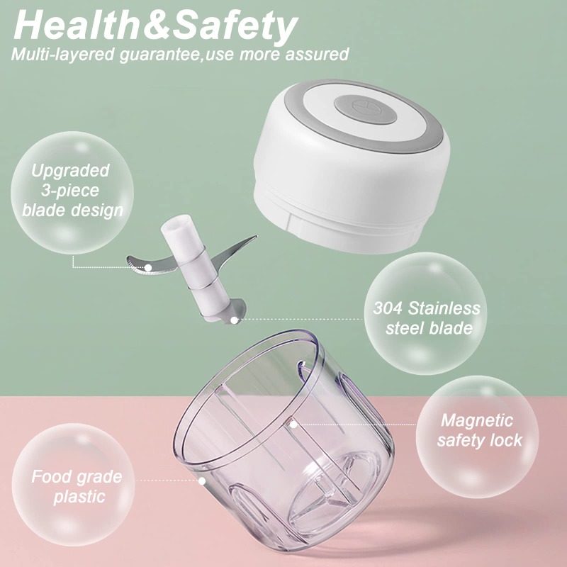 250ML Electric Garlic Grinder  - Baby Food Masher review and price