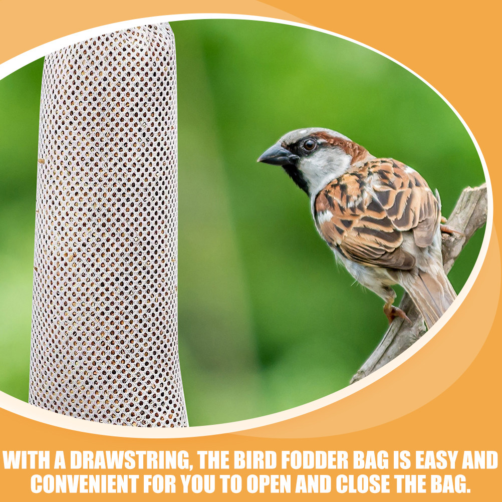 8Pcs Bird Feeder Socks Polyest - Mesh Feeder Bag review and price
