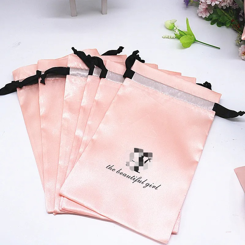 20PCS Baby Pink Silk Satin Pou - Baby Food Bag review and price