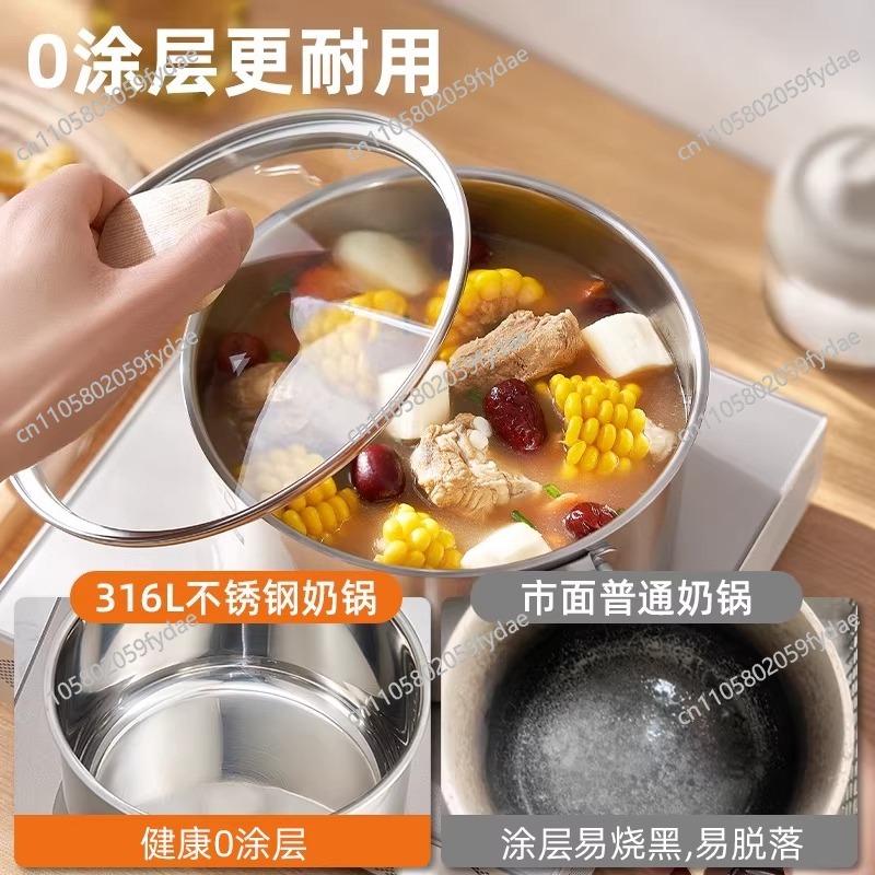 316L Stainless Steel Milk Pot  - Baby Food Instant review and price