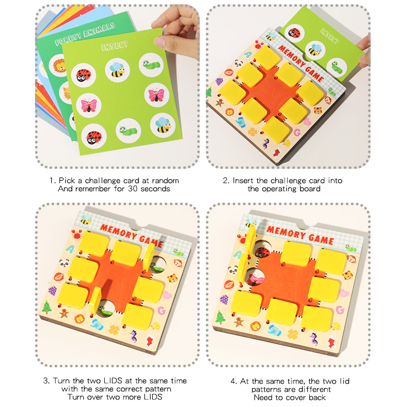 Wooden Memory Chess Toy For Ch - Baby Food Eat review and price